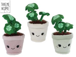 Take Me Home čtyřlístek plyšový 23cm 3barvy 0m+