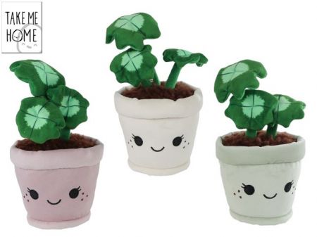 Take Me Home čtyřlístek plyšový 23cm 3barvy 0m+