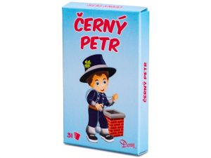 Karty Černý Petr pro kluky 31 karet v krabičce