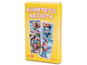 Karty Kvarteto aktivity 32 karet v krabičce