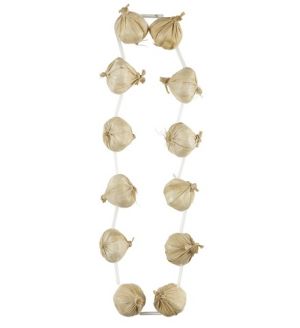 Dekorace náhrdelník česnek