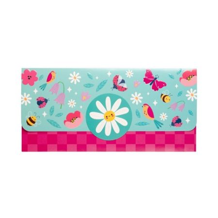 ALBI Magnetická kapsa na peníze - Roztomilé květiny a zvířátka