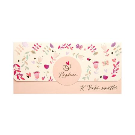 ALBI Magnetická kapsa na peníze - K Vaší svatbě