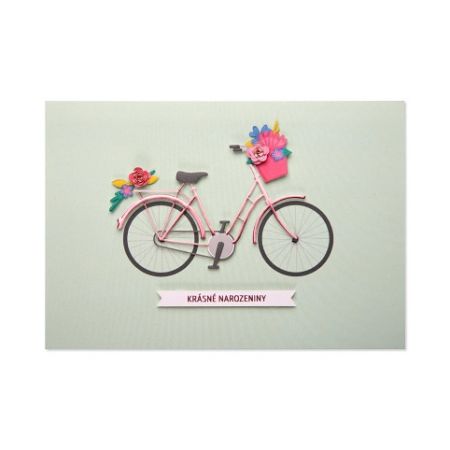 ALBI Luxusní přání - Růžové kolo