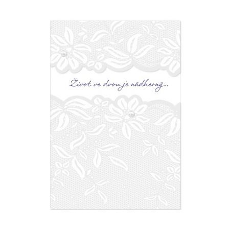 ALBI Svatební přání - Perly