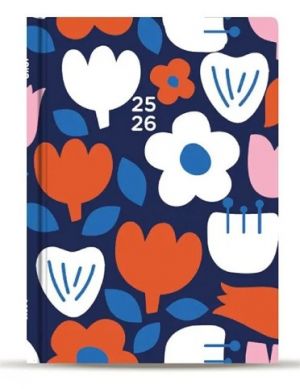 ALBI Diář B6 18 měsíců 2026 - Tulipány