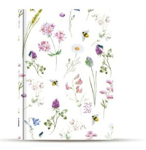 ALBI Diář B6 18 měsíců 2026 - Luční květy