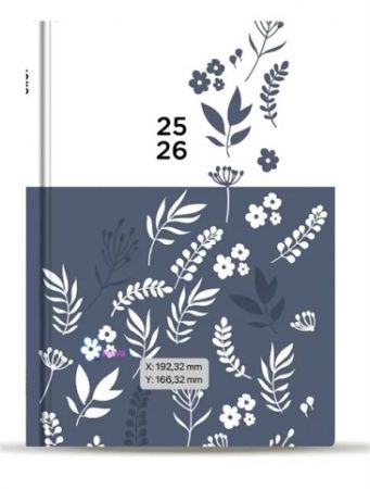 ALBI Diář B6 18 měsíců 2026 - Rostliny