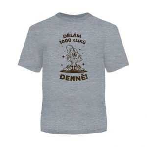 ALBI Pánské tričko - Dělám 1000 kliků denně, vel. XL