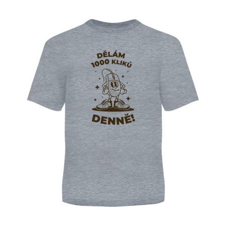 ALBI Pánské tričko - Dělám 1000 kliků denně, vel. XL