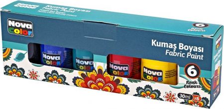 Barvy na textil NC-188 30ml 6ks