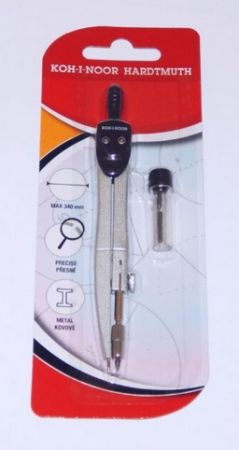 KOH-I-NOOR Kružítko kovové + náhradí tuhy