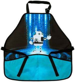 Zástěrka na výtvarnou výchovu Funny Robots