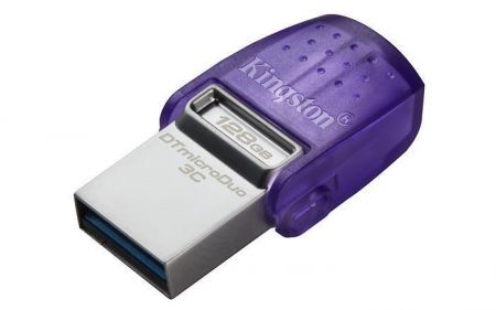 USB flash disk "DT MicroDuo 3C", 128GB, USB 3.2, USB/USB-C, KINGSTON DTDUO3CG3/128GB