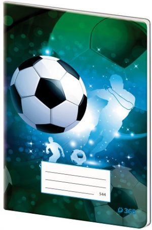 STIL Sešit 544 linkovaný papírové desky – Football