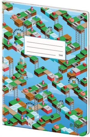 STIL Sešit 544 linkovaný papírové desky – Games