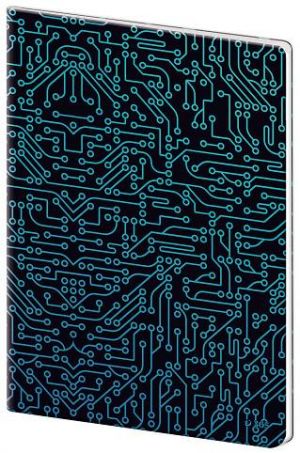 STIL Sešit 444 linkovaný plastové desky – Circuit