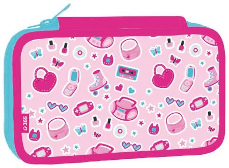 STIL Školní penál dvoupatrový Pinky