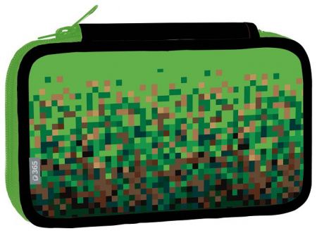 STIL Školní penál dvoupatrový Pixel
