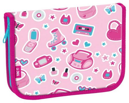 STIL Školní penál jednopatrový Pinky