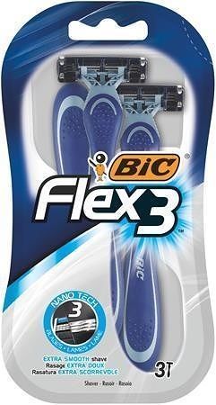 Pánský jednorázový holicí strojek "FLEX 3", 3 ks, BIC 9230432
