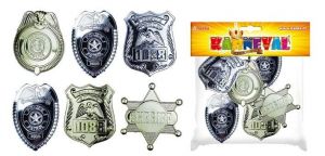 Odznak policejní, 6 ks v sáčku