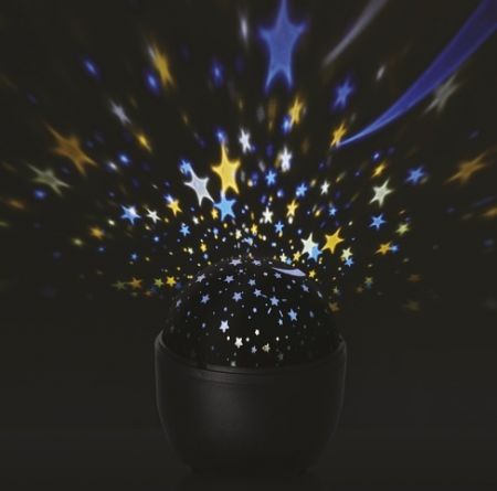 LED noční projektor - hvězdná obloha