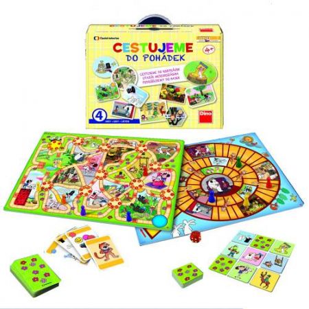 DINO Společenská hra Cestujeme do pohádek