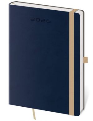 Diář týdenní A5 Flexies - tmavě modrá 2026 / 20,5cm x 14,5cm / DF423-11-26