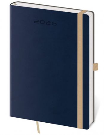Diář týdenní A5 Flexies - tmavě modrá 2026 / 20,5cm x 14,5cm / DF423-11-26