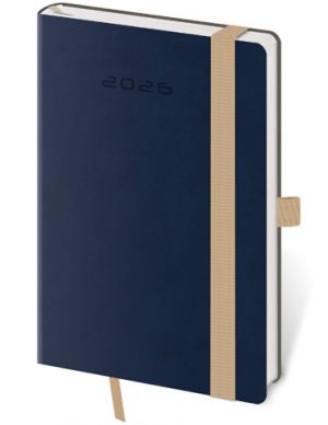 Diář týdenní kapesní Flexies - tmavě modrá 2026 / 14cm x 9cm / DF436-11-26