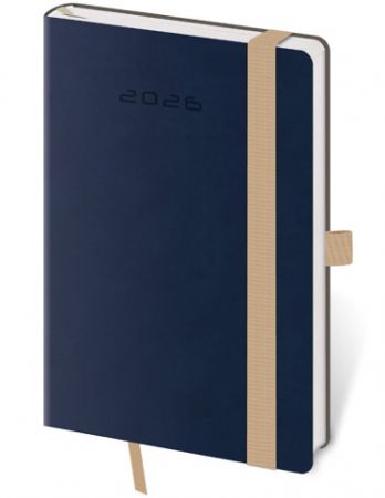 Diář týdenní kapesní Flexies - tmavě modrá 2026 / 14cm x 9cm / DF436-11-26