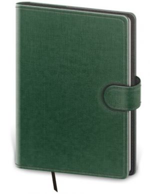 Diář denní B6 Flip - zeleno/šedá 2026 / 16,5cm x 12cm / DFL432-8-26