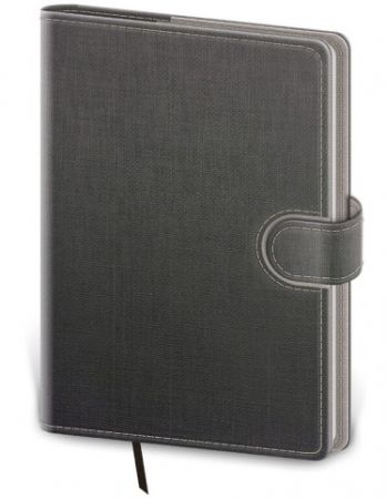 Diář týdenní kapesní Flip - šedo/šedá 2026 / 14cm x 9cm / DFL436-7-26