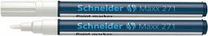 Permanentní lakový popisovač "Maxx 271", bílá, 1-2mm, SCHNEIDER
