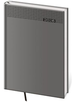 Diář týdenní B5 Gommato - šedá 2026 / 24cm x 17cm / DG413-3-26