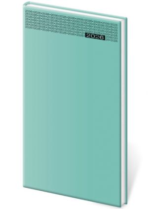Diář týdenní kapesní Gommato - tyrkysová 2026 / 15cm x 8cm / DG426-7-26