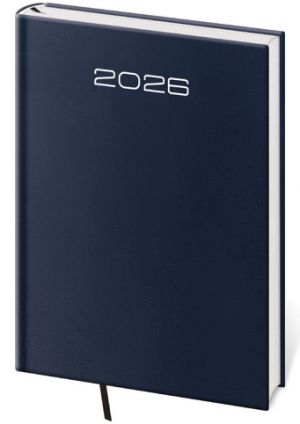 Diář denní A5 Old Karachi - modrá 2026 / 20,5cm x 14,5cm / DK422-2-26