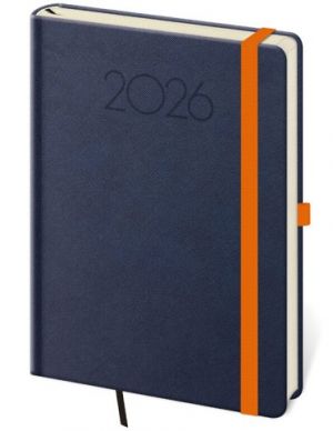 Diář týdenní A5 New Praga - modrá 2026 / 20,5cm x 14,5cm / DNP423-3-26