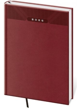 Diář týdenní B5 Print Classic - anglická červená 2026 / 24cm x 17cm / DP413-05-26