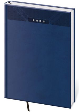 Diář týdenní A5 Print Classic - modrá 2026 / 20,5cm x 14,5cm / DP423-02-26