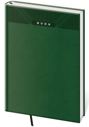 Diář týdenní A5 Print Classic - zelená 2026 / 20,5cm x 14,5cm / DP423-04-26