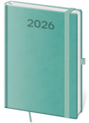 Diář denní A5 Print Pop - světle zelená 2026 / 20,5cm x 14,5cm / DPP422-08-26
