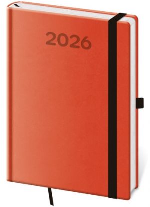 Diář týdenní A5 Print Pop - oranžová 2026 / 20,5cm x 14,5cm / DPP423-10-26