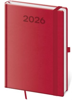 Diář týdenní A5 Print Pop - malinová 2026 / 20,5cm x 14,5cm / DPP423-14-26