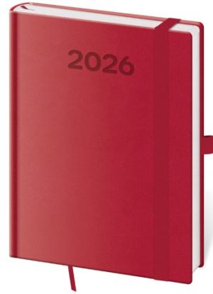 Diář týdenní B6 Print Pop - malinová 2026 / 16,5cm x 12cm / DPP433-14-26