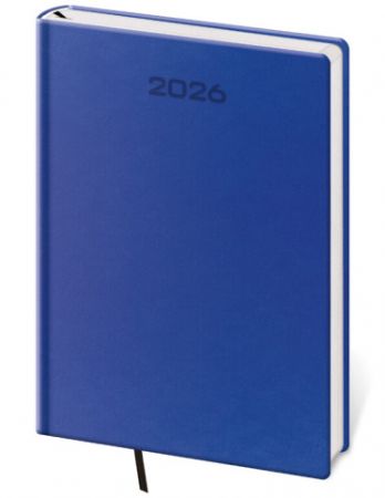 Diář denní A5 Soft - modrá 2026 / 20,5cm x 14,5cm / DSO422-2-26