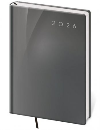 Diář denní A5 Vario - 4 GREY DESIGN 2026 / 20,5cm x 14,5cm / DV422-04-26
