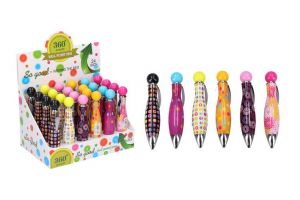 Propiska puntíky, kuličkový mechanismus