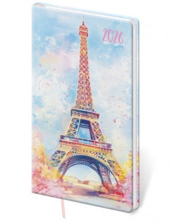 Diář týdenní kapesní Vario Lyra - Paris 2026 / 15cm x 8cm / DV426-37-26